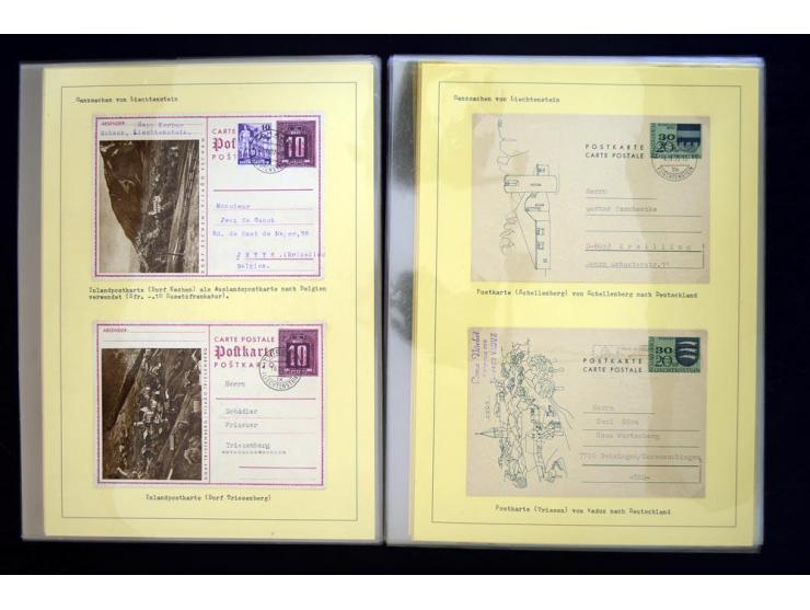 GANZSACHEN: 1876/1974, sehr schöne und spezialisierte Sammlung, beginnend mit einem sehr guten Teil Österreichische Ganzsache