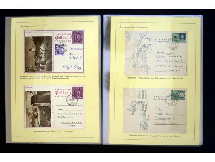 GANZSACHEN: 1876/1974, sehr schöne und spezialisierte Sammlung, beginnend mit einem sehr guten Teil Österreichische Ganzsache