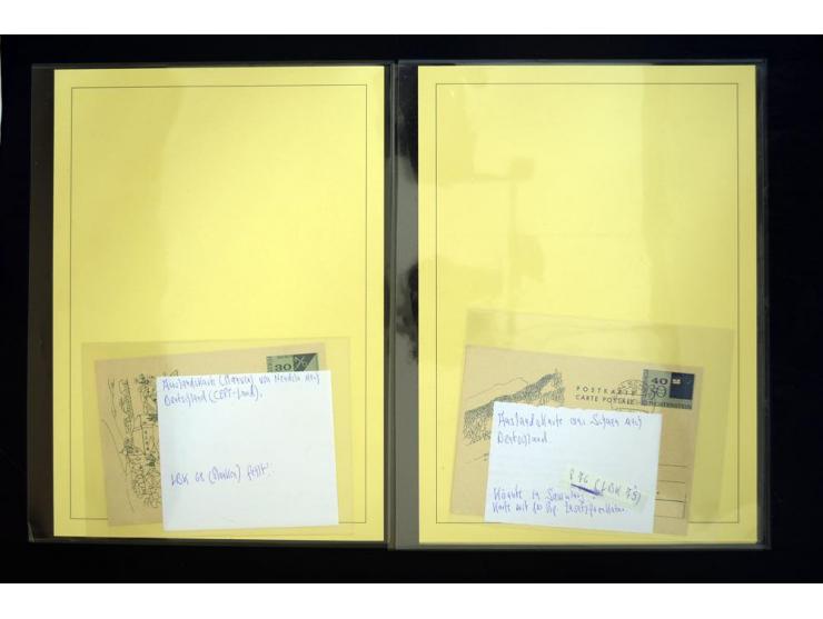 GANZSACHEN: 1876/1974, sehr schöne und spezialisierte Sammlung, beginnend mit einem sehr guten Teil Österreichische Ganzsache