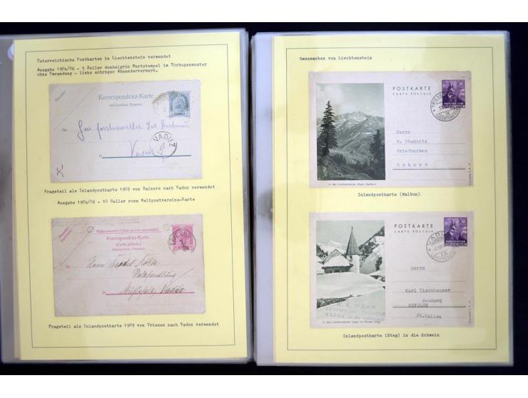 GANZSACHEN: 1876/1974, sehr schöne und spezialisierte Sammlung, beginnend mit einem sehr guten Teil Österreichische Ganzsache