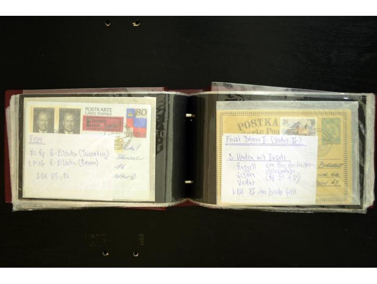 GANZSACHEN: 1876/1974, sehr schöne und spezialisierte Sammlung, beginnend mit einem sehr guten Teil Österreichische Ganzsache