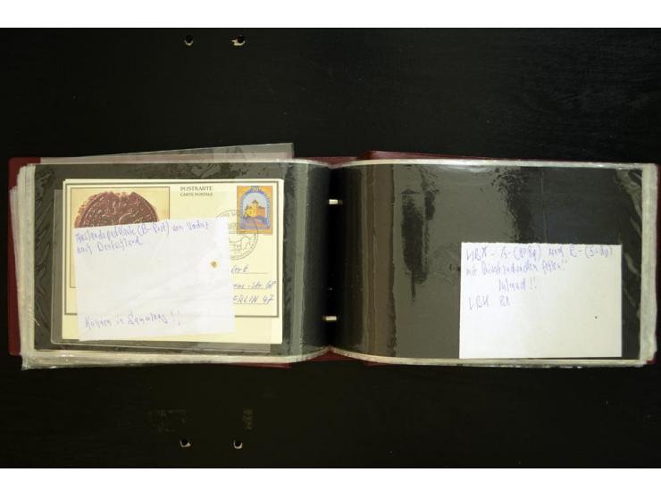GANZSACHEN: 1876/1974, sehr schöne und spezialisierte Sammlung, beginnend mit einem sehr guten Teil Österreichische Ganzsache