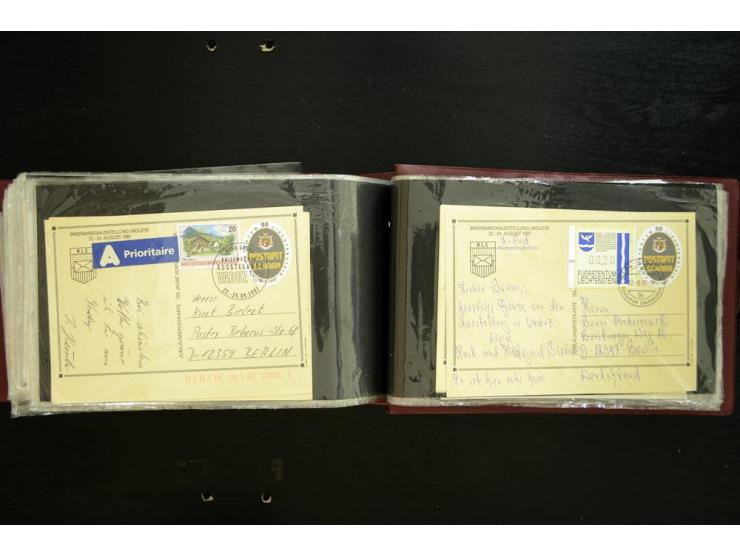 GANZSACHEN: 1876/1974, sehr schöne und spezialisierte Sammlung, beginnend mit einem sehr guten Teil Österreichische Ganzsache