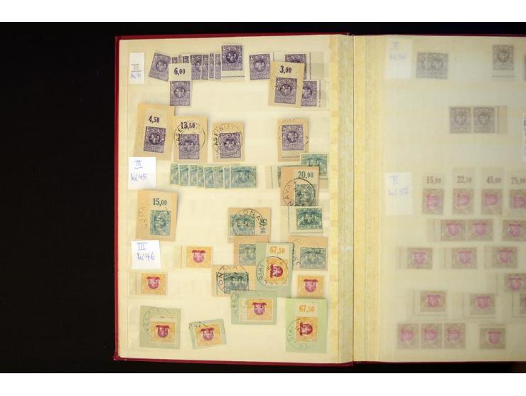 1919/20, Berliner Ausgaben, sehr interessante ungebrauchte/postfrische und gestempelte Partie beginnend mit 11 Werten ex Mi.-