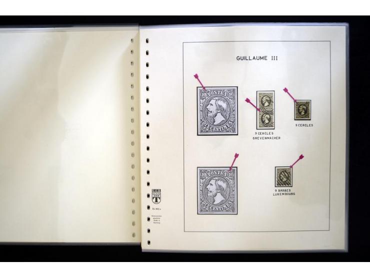 1852/72, gestempelte Sammlung, dabei Farbnuancen, Einheiten, Briefstücke und Briefe, mit u.a. Mi.-Nr. 1 (30 + 2 Paare + 2 Bri
