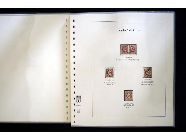1852/72, gestempelte Sammlung, dabei Farbnuancen, Einheiten, Briefstücke und Briefe, mit u.a. Mi.-Nr. 1 (30 + 2 Paare + 2 Bri