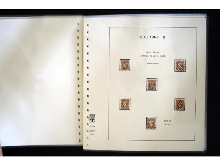 1852/72, gestempelte Sammlung, dabei Farbnuancen, Einheiten, Briefstücke und Briefe, mit u.a. Mi.-Nr. 1 (30 + 2 Paare + 2 Bri