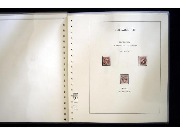 1852/72, gestempelte Sammlung, dabei Farbnuancen, Einheiten, Briefstücke und Briefe, mit u.a. Mi.-Nr. 1 (30 + 2 Paare + 2 Bri
