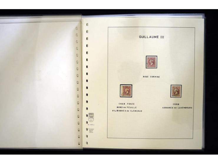 1852/72, gestempelte Sammlung, dabei Farbnuancen, Einheiten, Briefstücke und Briefe, mit u.a. Mi.-Nr. 1 (30 + 2 Paare + 2 Bri