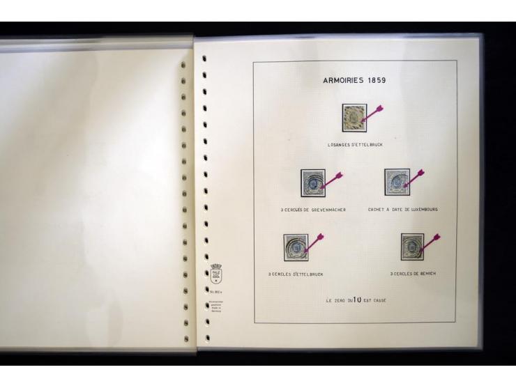 1852/72, gestempelte Sammlung, dabei Farbnuancen, Einheiten, Briefstücke und Briefe, mit u.a. Mi.-Nr. 1 (30 + 2 Paare + 2 Bri