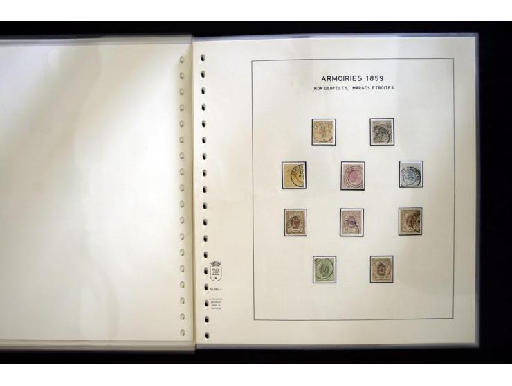1852/72, gestempelte Sammlung, dabei Farbnuancen, Einheiten, Briefstücke und Briefe, mit u.a. Mi.-Nr. 1 (30 + 2 Paare + 2 Bri