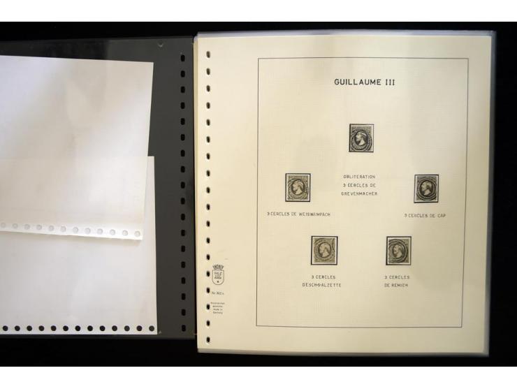 1852/72, gestempelte Sammlung, dabei Farbnuancen, Einheiten, Briefstücke und Briefe, mit u.a. Mi.-Nr. 1 (30 + 2 Paare + 2 Bri
