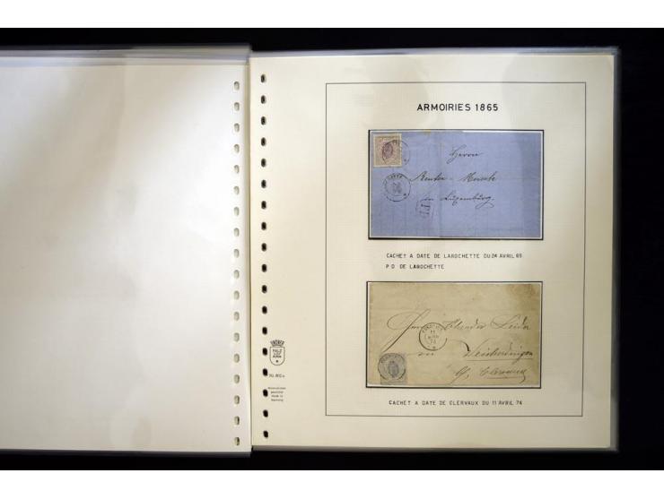 1852/72, gestempelte Sammlung, dabei Farbnuancen, Einheiten, Briefstücke und Briefe, mit u.a. Mi.-Nr. 1 (30 + 2 Paare + 2 Bri