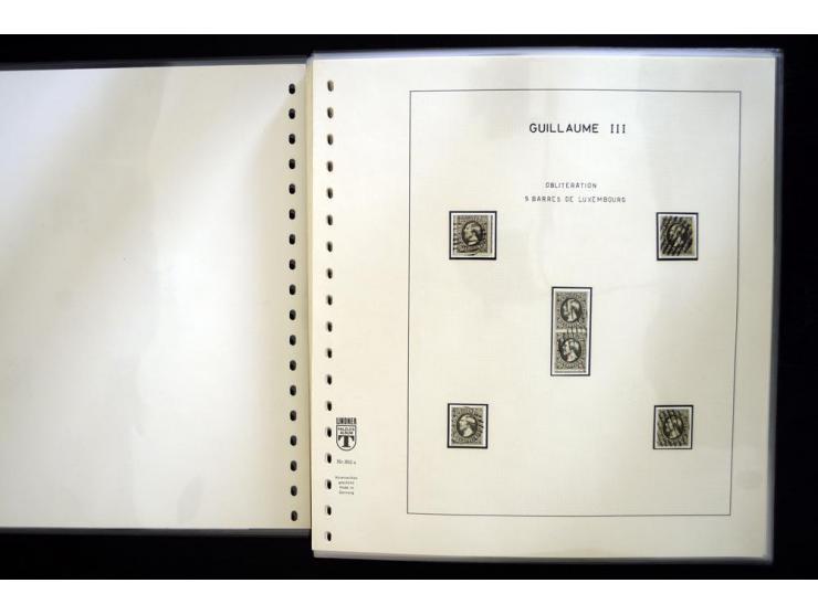 1852/72, gestempelte Sammlung, dabei Farbnuancen, Einheiten, Briefstücke und Briefe, mit u.a. Mi.-Nr. 1 (30 + 2 Paare + 2 Bri