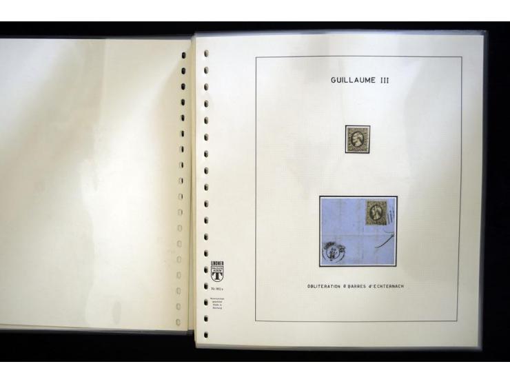 1852/72, gestempelte Sammlung, dabei Farbnuancen, Einheiten, Briefstücke und Briefe, mit u.a. Mi.-Nr. 1 (30 + 2 Paare + 2 Bri