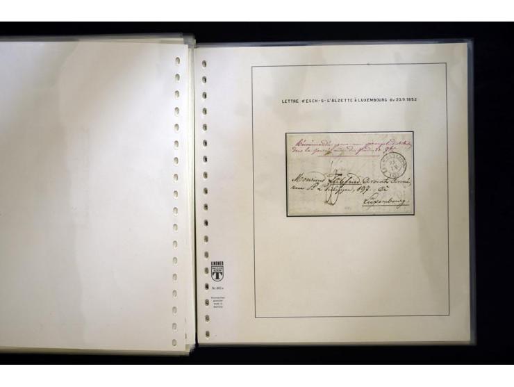 1852/72, gestempelte Sammlung, dabei Farbnuancen, Einheiten, Briefstücke und Briefe, mit u.a. Mi.-Nr. 1 (30 + 2 Paare + 2 Bri