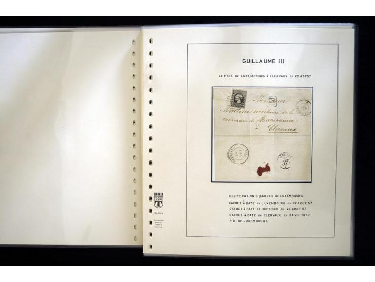 1852/72, gestempelte Sammlung, dabei Farbnuancen, Einheiten, Briefstücke und Briefe, mit u.a. Mi.-Nr. 1 (30 + 2 Paare + 2 Bri