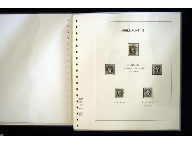 1852/72, gestempelte Sammlung, dabei Farbnuancen, Einheiten, Briefstücke und Briefe, mit u.a. Mi.-Nr. 1 (30 + 2 Paare + 2 Bri