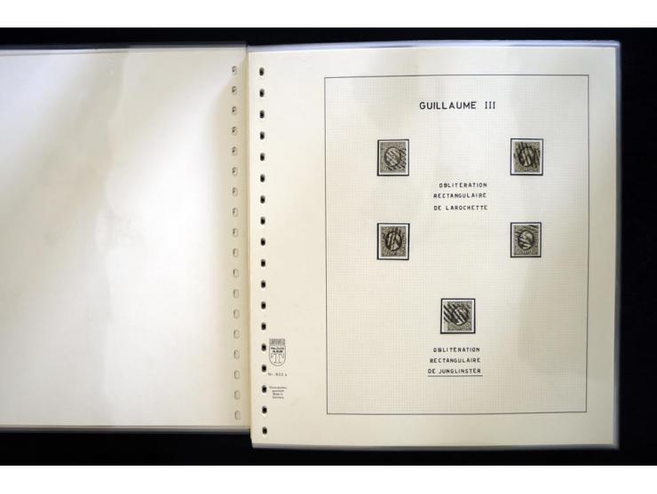 1852/72, gestempelte Sammlung, dabei Farbnuancen, Einheiten, Briefstücke und Briefe, mit u.a. Mi.-Nr. 1 (30 + 2 Paare + 2 Bri