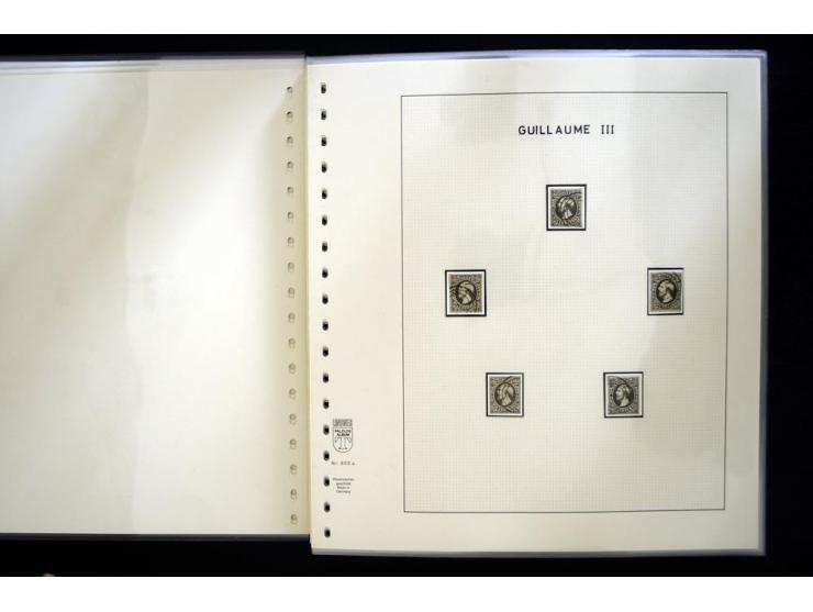 1852/72, gestempelte Sammlung, dabei Farbnuancen, Einheiten, Briefstücke und Briefe, mit u.a. Mi.-Nr. 1 (30 + 2 Paare + 2 Bri