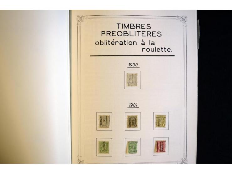 1852/1939, postfrische, ungebrauchte und gestempelte, spezialisiert Sammlung mit u.a. Mi.-Nr. 72 KLB (3), 121 KLB, 266-80, Ab