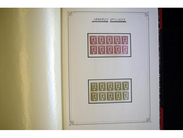 1852/1939, postfrische, ungebrauchte und gestempelte, spezialisiert Sammlung mit u.a. Mi.-Nr. 72 KLB (3), 121 KLB, 266-80, Ab