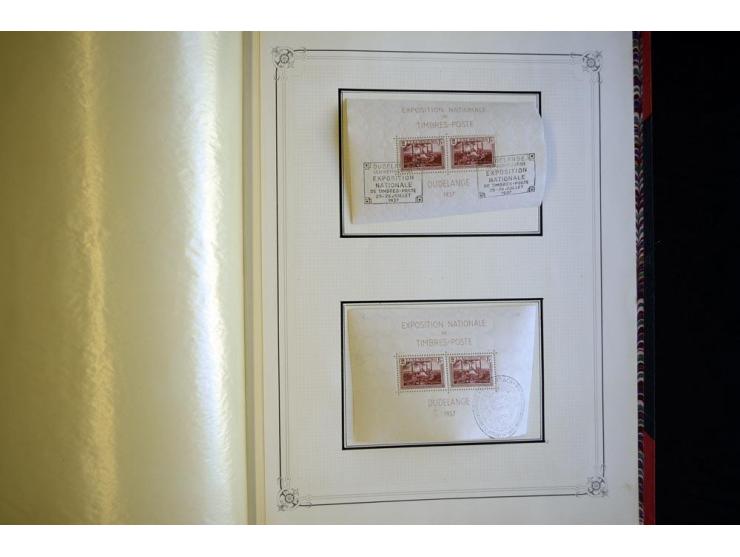 1852/1939, postfrische, ungebrauchte und gestempelte, spezialisiert Sammlung mit u.a. Mi.-Nr. 72 KLB (3), 121 KLB, 266-80, Ab