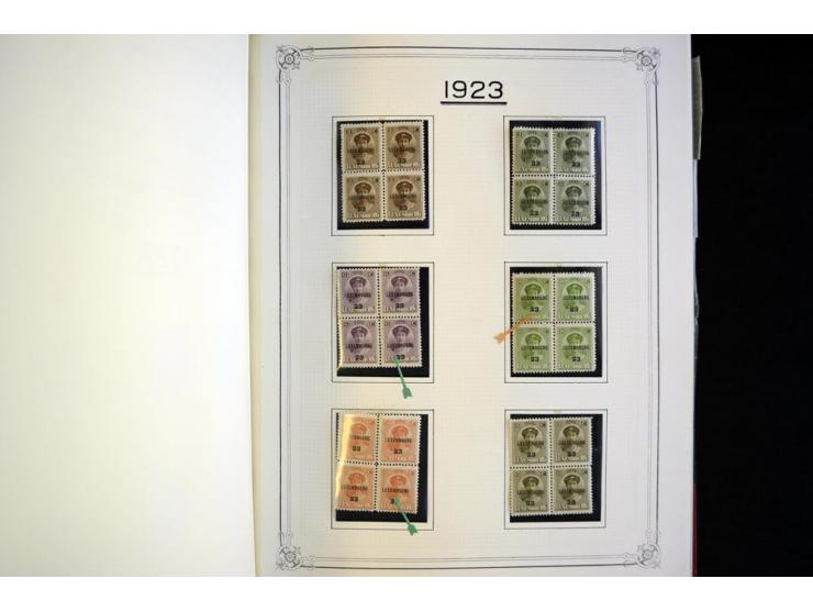 1852/1939, postfrische, ungebrauchte und gestempelte, spezialisiert Sammlung mit u.a. Mi.-Nr. 72 KLB (3), 121 KLB, 266-80, Ab