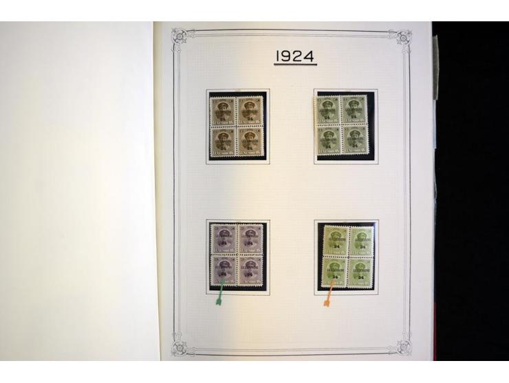 1852/1939, postfrische, ungebrauchte und gestempelte, spezialisiert Sammlung mit u.a. Mi.-Nr. 72 KLB (3), 121 KLB, 266-80, Ab