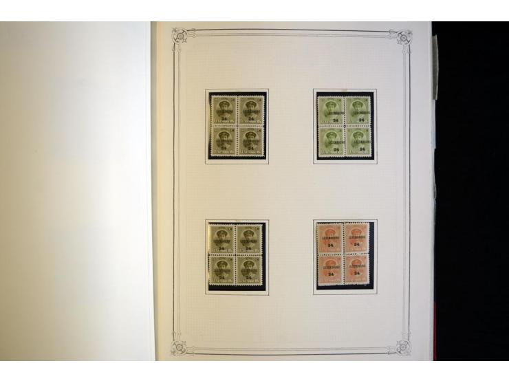 1852/1939, postfrische, ungebrauchte und gestempelte, spezialisiert Sammlung mit u.a. Mi.-Nr. 72 KLB (3), 121 KLB, 266-80, Ab