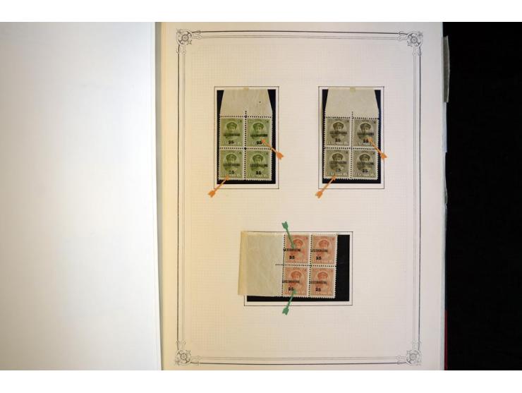 1852/1939, postfrische, ungebrauchte und gestempelte, spezialisiert Sammlung mit u.a. Mi.-Nr. 72 KLB (3), 121 KLB, 266-80, Ab