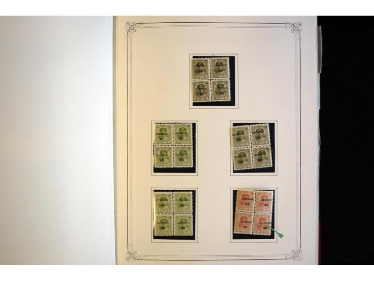 1852/1939, postfrische, ungebrauchte und gestempelte, spezialisiert Sammlung mit u.a. Mi.-Nr. 72 KLB (3), 121 KLB, 266-80, Ab