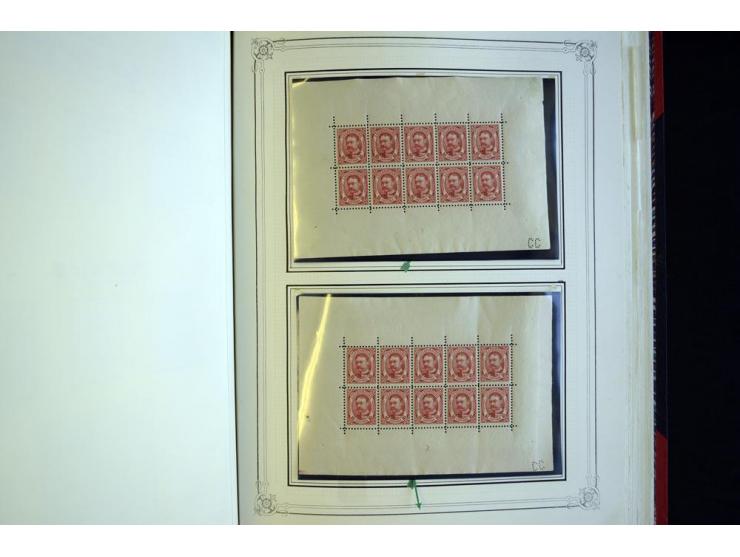 1852/1939, postfrische, ungebrauchte und gestempelte, spezialisiert Sammlung mit u.a. Mi.-Nr. 72 KLB (3), 121 KLB, 266-80, Ab