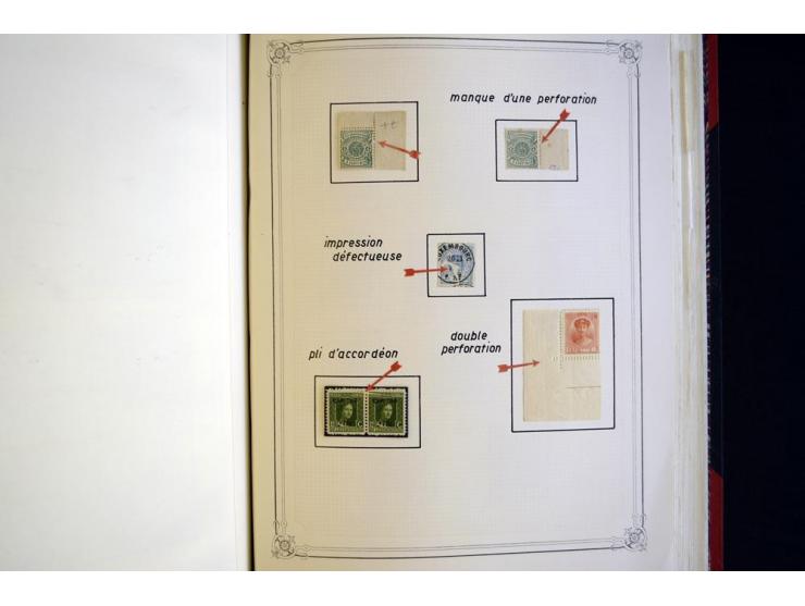 1852/1939, postfrische, ungebrauchte und gestempelte, spezialisiert Sammlung mit u.a. Mi.-Nr. 72 KLB (3), 121 KLB, 266-80, Ab