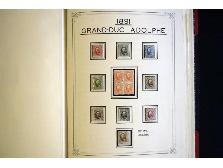 1852/1939, postfrische, ungebrauchte und gestempelte, spezialisiert Sammlung mit u.a. Mi.-Nr. 72 KLB (3), 121 KLB, 266-80, Ab