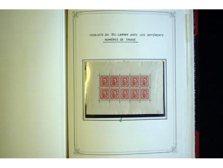1852/1939, postfrische, ungebrauchte und gestempelte, spezialisiert Sammlung mit u.a. Mi.-Nr. 72 KLB (3), 121 KLB, 266-80, Ab