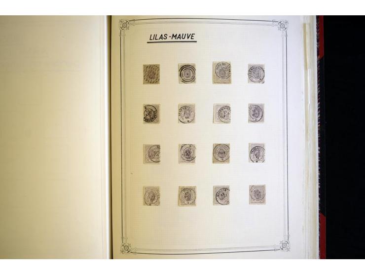 1852/1939, postfrische, ungebrauchte und gestempelte, spezialisiert Sammlung mit u.a. Mi.-Nr. 72 KLB (3), 121 KLB, 266-80, Ab