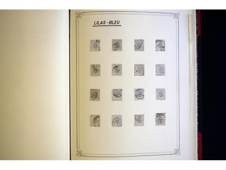 1852/1939, postfrische, ungebrauchte und gestempelte, spezialisiert Sammlung mit u.a. Mi.-Nr. 72 KLB (3), 121 KLB, 266-80, Ab