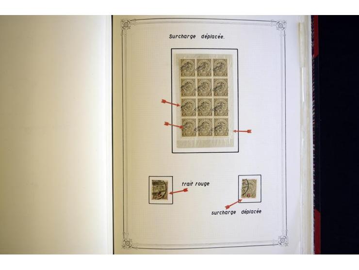 1852/1939, postfrische, ungebrauchte und gestempelte, spezialisiert Sammlung mit u.a. Mi.-Nr. 72 KLB (3), 121 KLB, 266-80, Ab