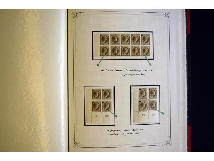1852/1939, postfrische, ungebrauchte und gestempelte, spezialisiert Sammlung mit u.a. Mi.-Nr. 72 KLB (3), 121 KLB, 266-80, Ab