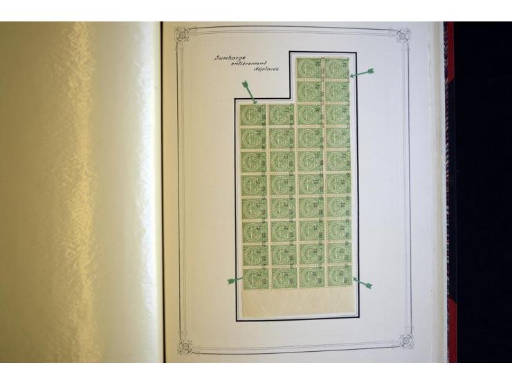 1852/1939, postfrische, ungebrauchte und gestempelte, spezialisiert Sammlung mit u.a. Mi.-Nr. 72 KLB (3), 121 KLB, 266-80, Ab