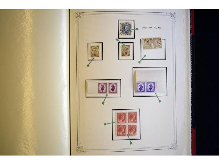 1852/1939, postfrische, ungebrauchte und gestempelte, spezialisiert Sammlung mit u.a. Mi.-Nr. 72 KLB (3), 121 KLB, 266-80, Ab