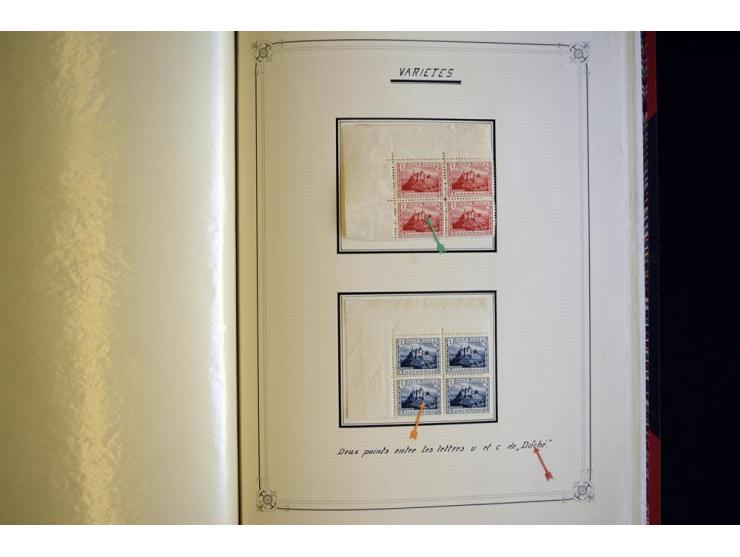 1852/1939, postfrische, ungebrauchte und gestempelte, spezialisiert Sammlung mit u.a. Mi.-Nr. 72 KLB (3), 121 KLB, 266-80, Ab