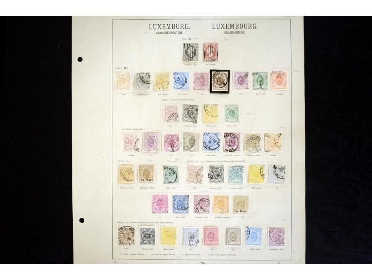 1852/1923, schöne, hauptsächlich gestempelte Sammlung, dabei Mi.-Nr. 4,5,7,8,9,10,11,12,14,22 und 34 gestempelt, gute Erhaltu