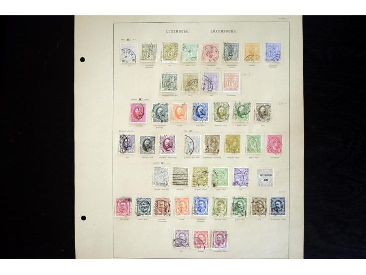 1852/1923, schöne, hauptsächlich gestempelte Sammlung, dabei Mi.-Nr. 4,5,7,8,9,10,11,12,14,22 und 34 gestempelt, gute Erhaltu