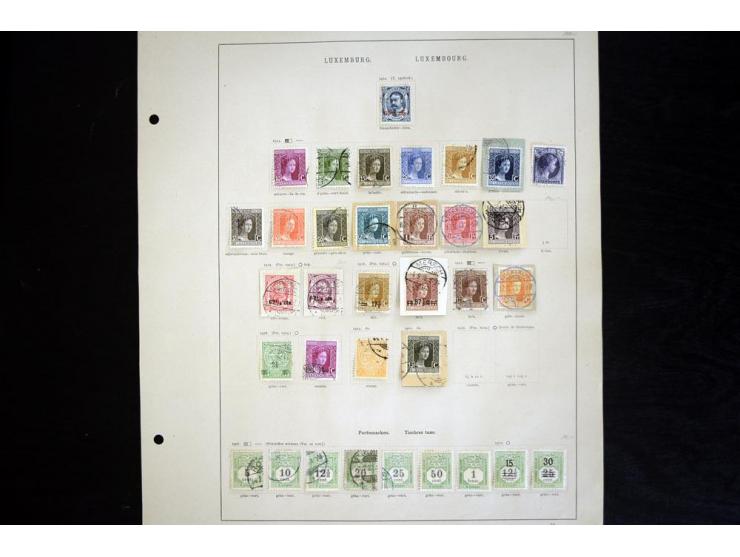1852/1923, schöne, hauptsächlich gestempelte Sammlung, dabei Mi.-Nr. 4,5,7,8,9,10,11,12,14,22 und 34 gestempelt, gute Erhaltu