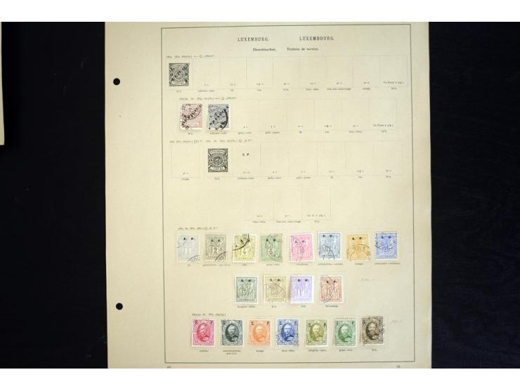 1852/1923, schöne, hauptsächlich gestempelte Sammlung, dabei Mi.-Nr. 4,5,7,8,9,10,11,12,14,22 und 34 gestempelt, gute Erhaltu
