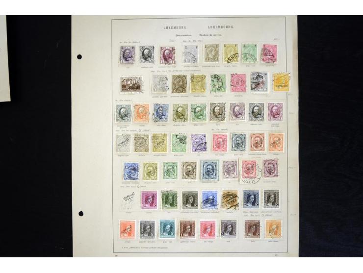 1852/1923, schöne, hauptsächlich gestempelte Sammlung, dabei Mi.-Nr. 4,5,7,8,9,10,11,12,14,22 und 34 gestempelt, gute Erhaltu