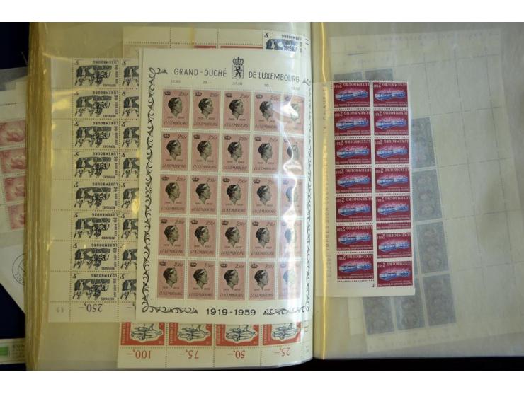 1919/91, überwiegend postfrischer Bestand, dabei Bogen und Bogenteile mit u.a. Mi.-Nr. 464-67, 474-77, 484-87, 501-04, 517-22
