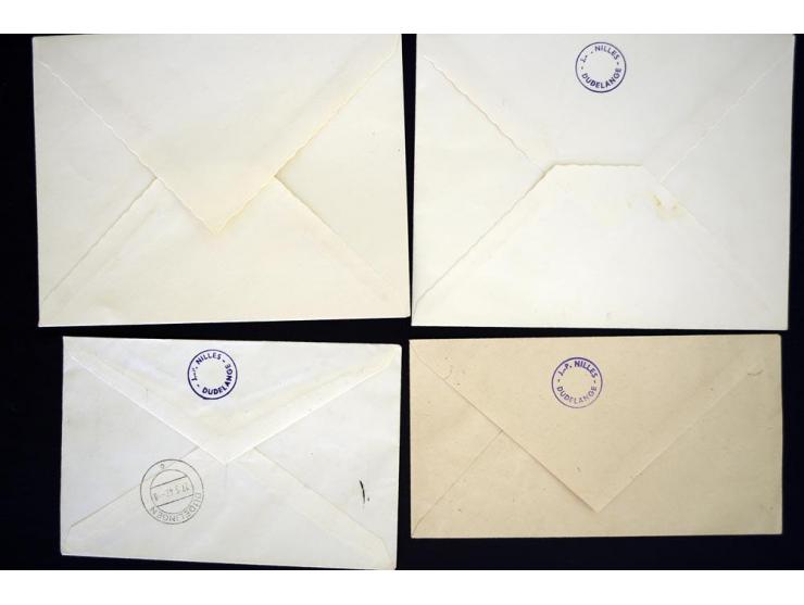 1849/1980 (ca.), Posten Briefe, Karten und Ganzsachen, dabei Reco, Nachporto, Sonderstempel, provisorische Stempel etc.